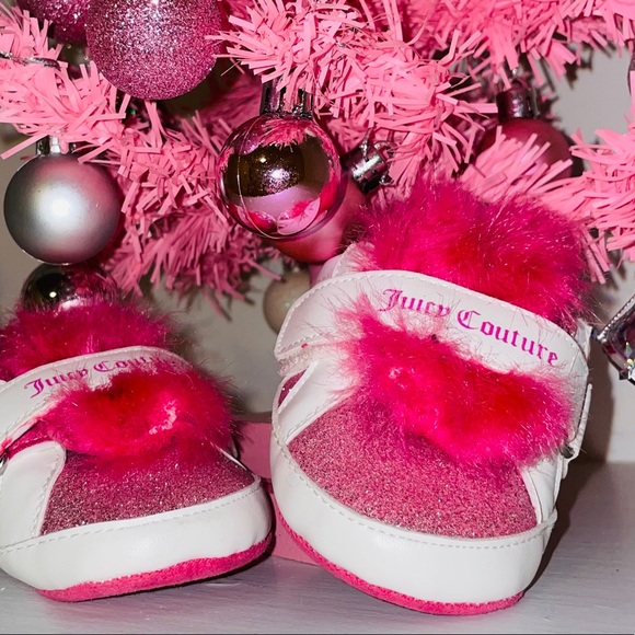 ❤️ Juicy Couture Pink Fluffy 3M Shoes - Picture 12 of 12